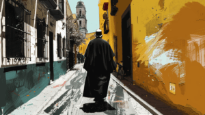 Un-pretre-a-Bogota-300x168 Le Conseil de sécurité des Nations Unies participe au dialogue pour la paix en Colombie