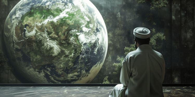 La terre, l'islam (IA)