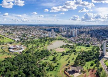 Vue Aérienne de Campo Grande au Brésil