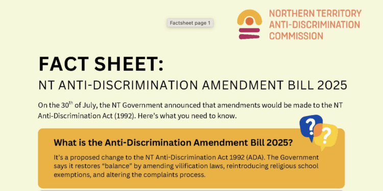 Commission Anti-discrimination Territoires du Nord, Australie